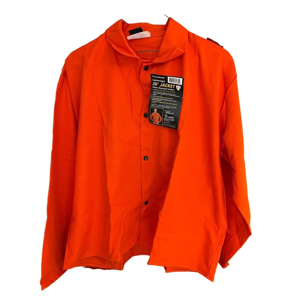 Tillman men's 2X Lightweight welding jacket flame retardant cotton